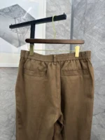Мужские брюки Loro Piana коричневого цвета, артикул 345503 — фото 4