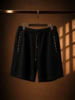 Мужские шорты Fendi чёрного цвета, артикул 345505