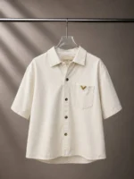 Мужская рубашка Valentino белого цвета, артикул 345508