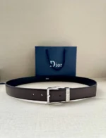 Мужской ремень Dior коричневого цвета, артикул 345524 — фото 2