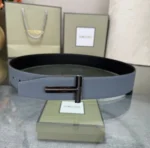 Мужской ремень Tom Ford голубого цвета, артикул 345529 — фото 2