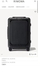 Мужской чемодан Rimowa чёрного цвета, артикул 345539 — фото 7