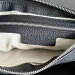 Мужская сумка мессенджер Bottega Veneta чёрного цвета, артикул 345541 — фото 7