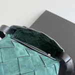 Мужская сумка мессенджер Bottega Veneta чёрного цвета, артикул 345543 — фото 7
