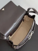 Мужская сумка мессенджер Bottega Veneta коричневого цвета, артикул 345544 — фото 5