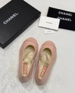 Женские балетки Chanel розового цвета, артикул 345612 — фото 5