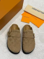 Женские сабо Louis Vuitton коричневого цвета, артикул 345614 — фото 3