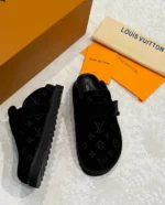 Женские сабо Louis Vuitton чёрного цвета, артикул 345615 — фото 5