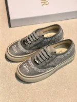 Женские кеды Dior серого цвета, артикул 345617