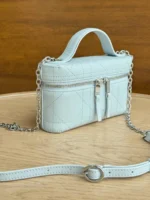 Женская сумка Dior голубого цвета, артикул 345638 — фото 3