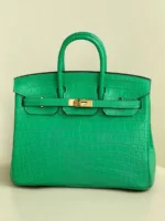 Женская сумка Hermes зелёного цвета, артикул 345639