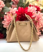 Женская сумка Chanel бежевого цвета, артикул 345642 — фото 2
