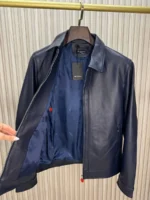 Куртка из натуральной кожи KITON — изображение 4
