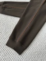 Мужские штаны Brunello Cucinelli коричневого цвета, артикул 345742 — фото 6