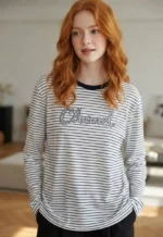 Женский лонгслив Chanel чёрно-белого цвета, артикул 345816 — фото 2