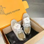 Женские кеды Louis Vuitton розового цвета, артикул 345824 — фото 6