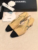 Женские туфли Chanel бежевого цвета, артикул 345843