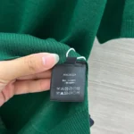 Женская футболка Loro Piana зелёного цвета, артикул 345868 — фото 9