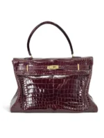 Женская сумка Hermes бордового цвета, артикул 345884