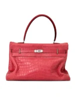 Женская сумка Hermes розового цвета, артикул 345885
