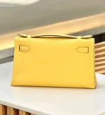 Женская сумка Hermes жёлтого цвета, артикул 345888 — фото 2