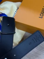Мужской ремень Louis Vuitton чёрного цвета, артикул 345966 — фото 4