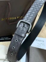 Мужской ремень Bottega Veneta коричневого цвета, артикул 345971 — фото 2