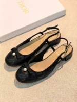 Женские туфли Dior чёрного цвета, артикул 345982