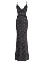 Женское платье Saint Laurent тёмно-синего цвета, артикул 346011 — фото 4