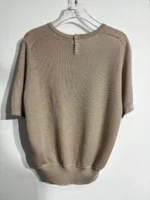 Женская футболка Loro Piana коричневого цвета, артикул 346015 — фото 2