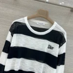 Женский лонгслив Dior чёрно-белого цвета, артикул 346075 — фото 3