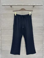Женские штаны Gucci чёрного цвета, артикул 346078