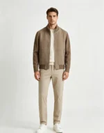 Мужская куртка Zegna коричневого цвета, артикул 346089 — фото 3