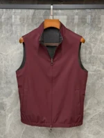 Мужская безрукавка Loro Piana бордового цвета, артикул 346094