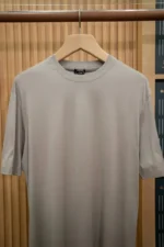 Мужская футболка Zegna серого цвета, артикул 346100 — фото 3