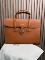 Портфель HERMES из натуральной кожи