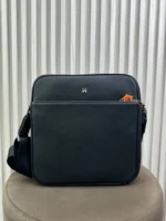 Сумка мессенджер HERMES из натуральной кожи