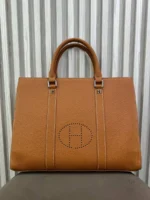 Портфель HERMES из натуральной кожи