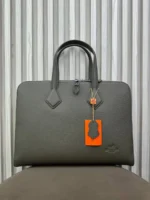 Портфель HERMES из натуральной кожи
