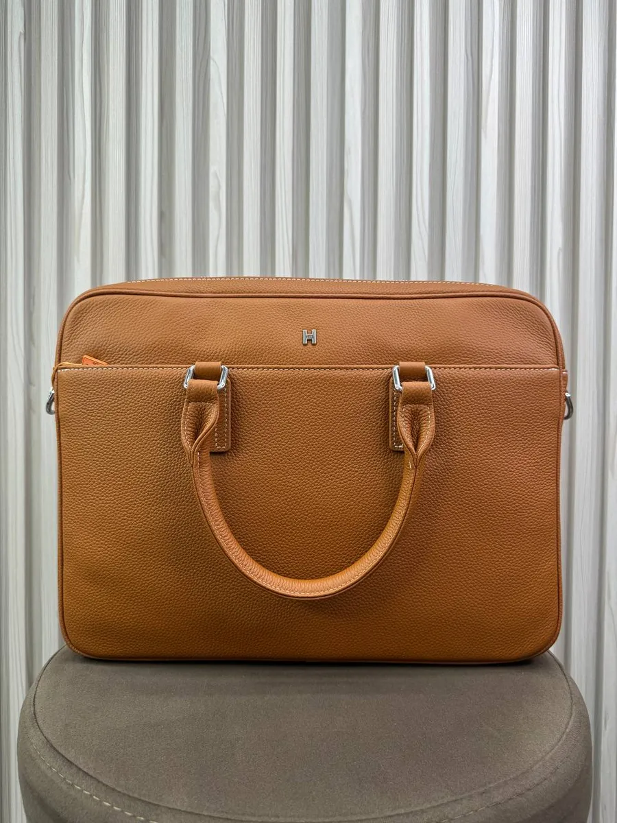 346147_1 Портфель HERMES из натуральной кожи — изображение 1