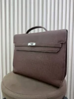 Портфель HERMES из натуральной кожи — изображение 4