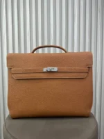 Портфель HERMES из натуральной кожи