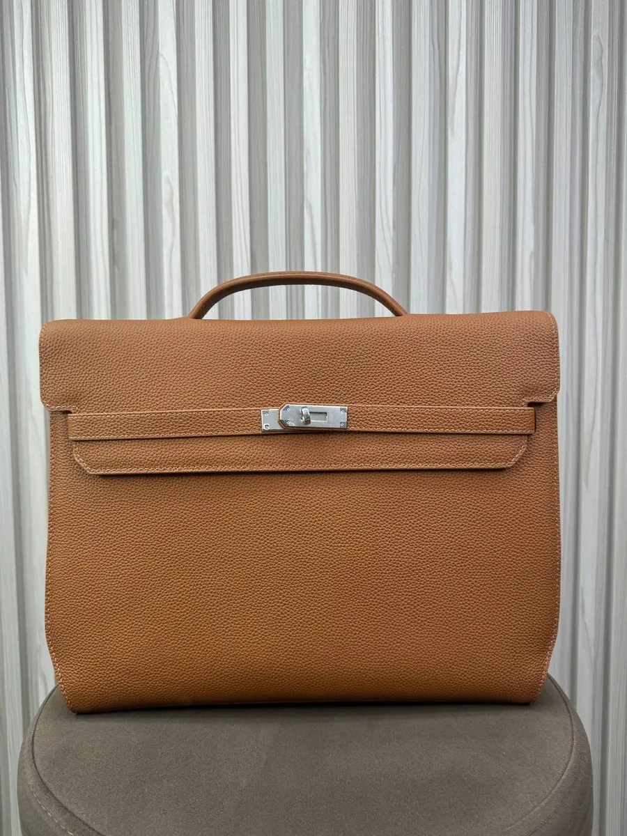346151_1 Портфель HERMES из натуральной кожи — изображение 1