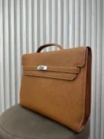 Портфель HERMES из натуральной кожи — изображение 3