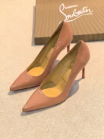 Женские туфли Christian Louboutin розового цвета, артикул 346174