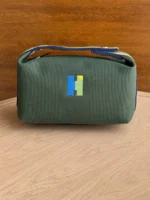Женская косметичка Hermes цвета хаки, артикул 346186