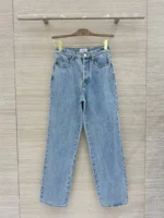 Женские джинсы Chanel голубого цвета, артикул 346196