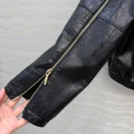 Женская кожаная куртка Chanel чёрного цвета, артикул 346199 — фото 7