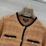 Женский кардиган Chanel коричневого цвета, артикул 346209 — фото 4