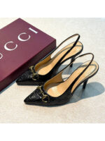 Женские туфли Gucci чёрного цвета, артикул 345607